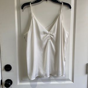 Satin cream cami